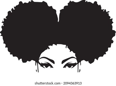 Afro girl decoration for T-shirt bags cards frames cups Afro queen decoration Black girl decoration for T-shirt 