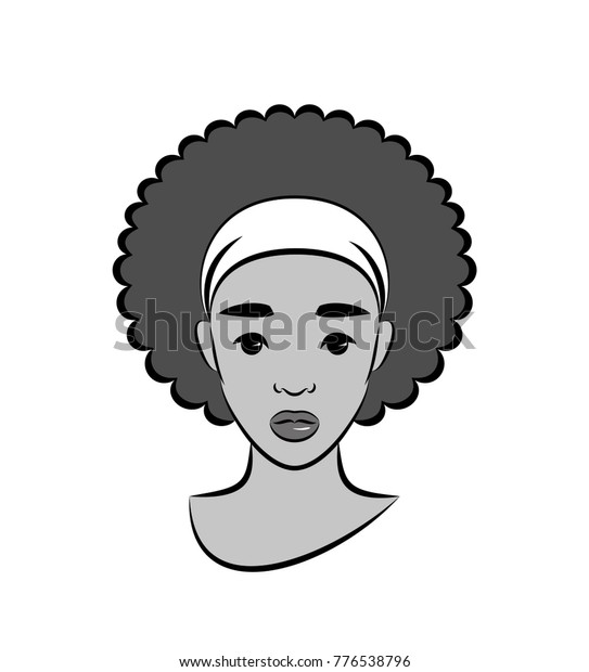 Afro Girl Vector Illustration Afro Girl Stock Vector Royalty Free 776538796 Shutterstock 5310