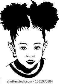 1,764 Afro Ponytail Images, Stock Photos & Vectors | Shutterstock