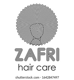 Afro Hair Care Logo Design