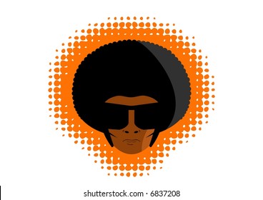 afro man