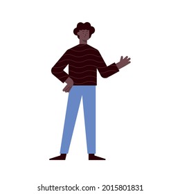 afro man avatar, person human people