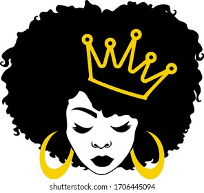Afro Queen, Black Woman, African-american, Afro Woman, Cute