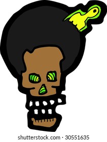 Afro Skull
