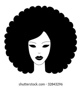 afro woman