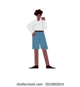 ehemals stehende Comicfigur