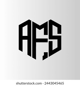 AFS letter logo abstract design. AFS unique design. AFS.
