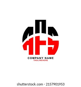 AFS Three letter logo design with white background
