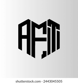 AFT letter logo abstract design. AFT unique design. AFT.
