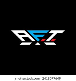 AFT letter logo vector design, AFT simple and modern logo. AFT luxurious alphabet design  