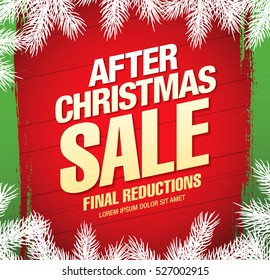 After Christmas Sale Banner