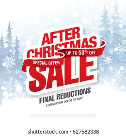 After Christmas Sale Banner