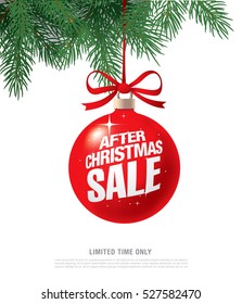 After Christmas sale banner