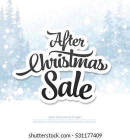 After Christmas Sale Banner