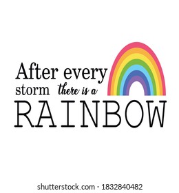 52 The rainbow after the storm Stock Vectors, Images & Vector Art ...