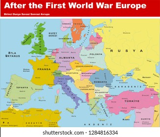 After the first world War Europe