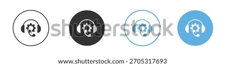 After sales support icon. Graphic icon design template