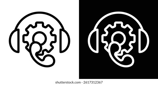 After sales support icon vector for web and mobile app. Symbol isolated.