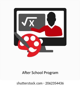 After School Program Icon Concept