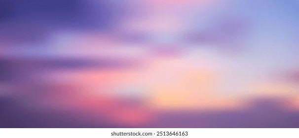 after sunset gradient mesh background