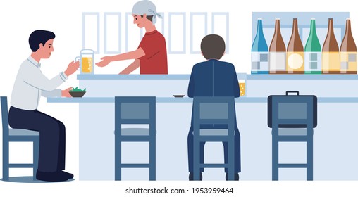 居酒屋 カウンター のイラスト素材 画像 ベクター画像 Shutterstock