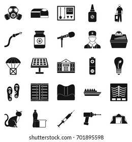 Aftercare icons set. Simple set of 25 aftercare vector icons for web isolated on white background