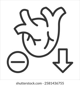 Afterload Icon Vector Illustration Outline