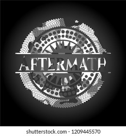 Aftermath grey camouflage emblem