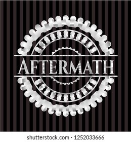 Aftermath silvery emblem or badge