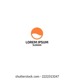 afternoon logo, sun logo, sunset logo and simple logo icon.
