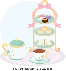 Afternoon Tea with Dessert Stand