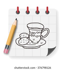 afternoon tea doodle