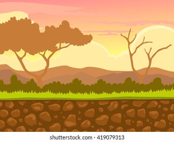 afternoon view with landscape background