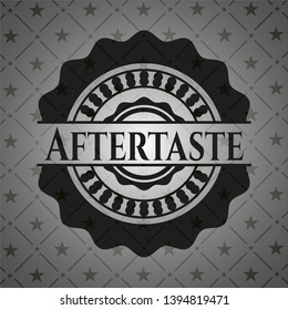 Aftertaste dark emblem. Retro. Vector Illustration. Detailed.