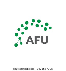 AFU letter logo design on white background. Creative  modern AFU letter logo design. Vector design.
Letters AFU, AFU logo  vector template.