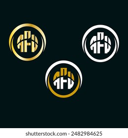 AFW letter logo vector design