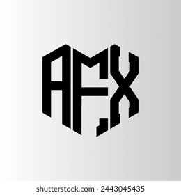 AFX letter logo abstract design. AFX unique design. AFX.
