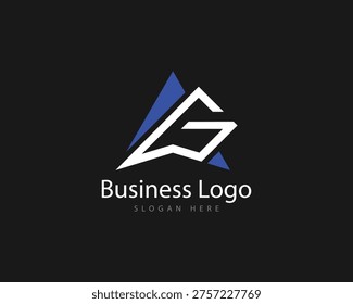 AG Business Logo Design Template