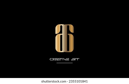 AG, GA, A, G abstract letters logo monogram