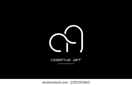 AG, GA, A, G abstract letters logo monogram