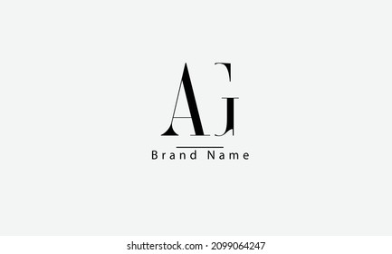 AG GA A G modelo de monograma de logotipo de vector abstracto
