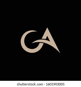 AG or GA logo and icon designs