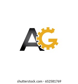 AG letter Gear logo 