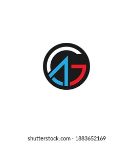 AG Letter logo business template vector icon