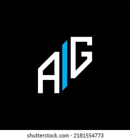 AG letter logo creative design with vector graphic