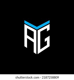 AG letter logo creative design with vector graphic