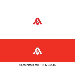 Ag  Letter Logo Design vector Template