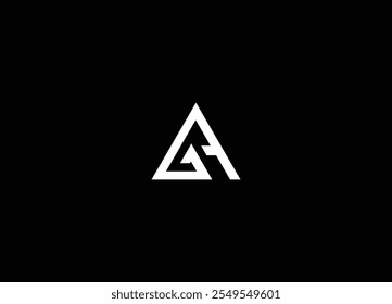 AG Letter logo design vector. AG logo design creative logo modern. Logo design letters A and G. Simple modern. Vector template. AG or GA initial letter design vector template