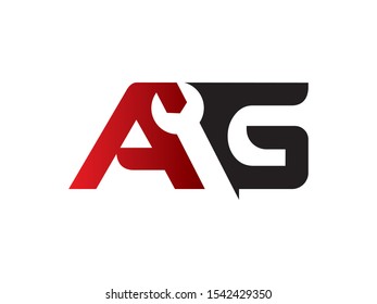 Ag Letter Logo Symbol Template Design Stock Vector (Royalty Free ...