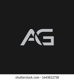 Ag Letter Type Logo Vector Template Stock Vector (Royalty Free ...